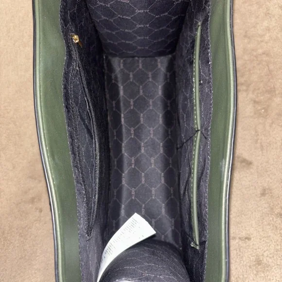 Aldo Forest Green Embossed Satchel - Picture 3 of 7